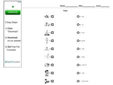 Verbs Worksheet Verbs Worksheet