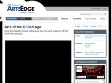 Arts of the Gilded Age Lesson Plan Arts of the Gilded Age Lesson Plan