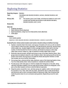 Exploring Statistics Lesson Plan Exploring Statistics Lesson Plan