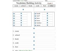Vocabulary Building Activity Worksheet Vocabulary Building Activity Worksheet