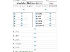 Vocabulary Building Activity Worksheet Vocabulary Building Activity Worksheet