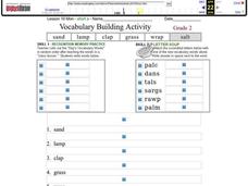 Vocabulary Building Activity: Short A Worksheet Vocabulary Building Activity: Short A Worksheet