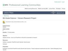 Volcano Research Project Lesson Plan Volcano Research Project Lesson Plan