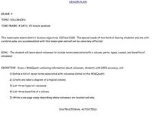 Volcanoes Lesson Plan Volcanoes Lesson Plan