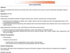 Area Lesson Plan Lesson Plan Area Lesson Plan Lesson Plan