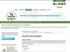 Waste Watchers Lesson Plan Waste Watchers Lesson Plan