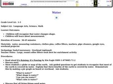 Water Lesson Plan Water Lesson Plan