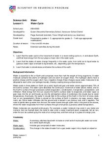 Water Cycle Lesson Plan Water Cycle Lesson Plan