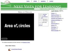 Area of Circles Video Area of Circles Video