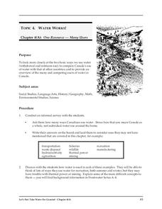 Water Works Lesson Plan Water Works Lesson Plan