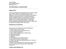 Waterworks in Braintree Lesson Plan Waterworks in Braintree Lesson Plan