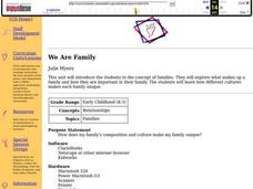 We Are Family Lesson Plan We Are Family Lesson Plan