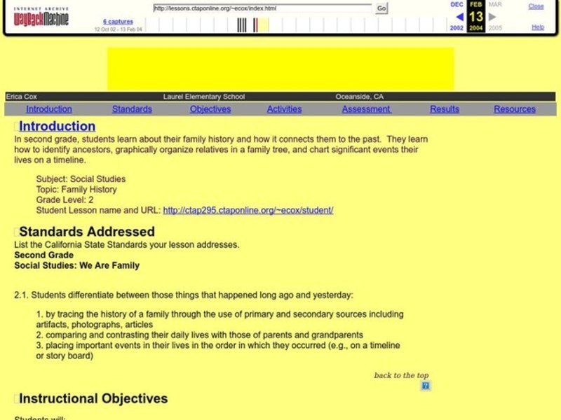 We Are Family Lesson Plan We Are Family Lesson Plan