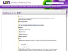Balance or Tilt? Lesson Plan Balance or Tilt? Lesson Plan