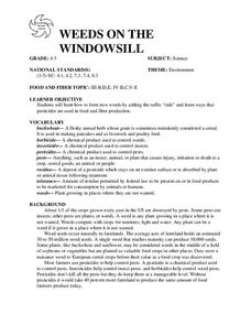 WEEDS ON THE WINDOWSILL Lesson Plan WEEDS ON THE WINDOWSILL Lesson Plan