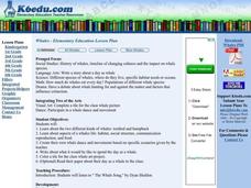 Whales Lesson Plan Whales Lesson Plan
