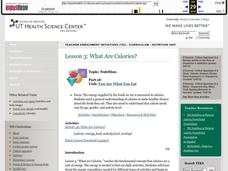 What Are Calories? Lesson Plan What Are Calories? Lesson Plan