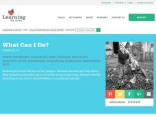 What Can I Do? Lesson Plan What Can I Do? Lesson Plan