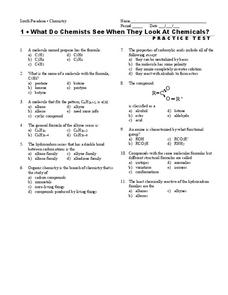 What do Chemists See When they Look at Chemicals? Worksheet What do Chemists See When they Look at Chemicals? Worksheet