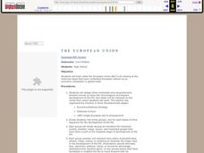 The European Union Lesson Plan The European Union Lesson Plan