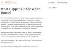 What Happens in the White House? Unit What Happens in the White House? Unit