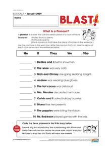 What Is a Pronoun? Lesson Plan What Is a Pronoun? Lesson Plan