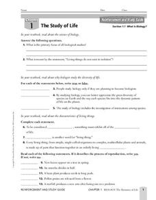 What is Biology? Worksheet What is Biology? Worksheet