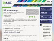 What is electrical energy? Lesson Plan What is electrical energy? Lesson Plan