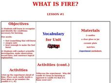 What is Fire? Lesson Plan What is Fire? Lesson Plan