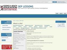 What is Life? Lesson Plan What is Life? Lesson Plan