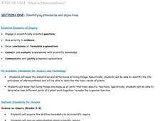 What is Photosynthesis? Lesson Plan What is Photosynthesis? Lesson Plan