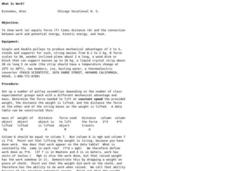 What is Work? Lesson Plan What is Work? Lesson Plan