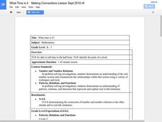 What Time is It? Lesson Plan What Time is It? Lesson Plan