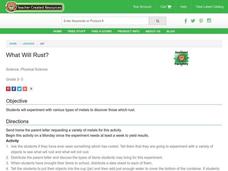 What Will Rust? Lesson Plan What Will Rust? Lesson Plan