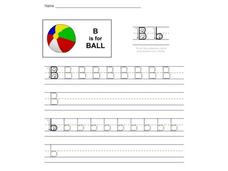 B is for Ball Worksheet B is for Ball Worksheet
