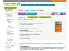 What's the Point of View? Lesson Plan What's the Point of View? Lesson Plan