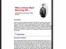 When Johnny Went Marching Off... Lesson Plan When Johnny Went Marching Off... Lesson Plan