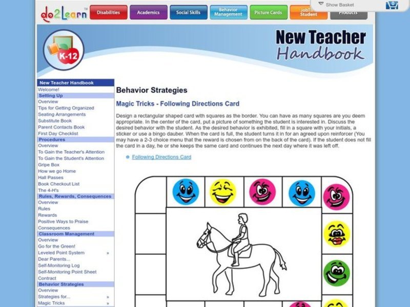 Magic Tricks – Following Directions Card Activity Magic Tricks – Following Directions Card Activity