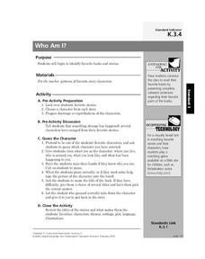 Who Am I? Lesson Plan Who Am I? Lesson Plan