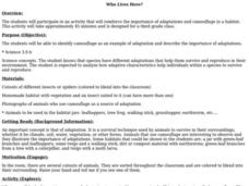 Who Lives Here? Lesson Plan Who Lives Here? Lesson Plan