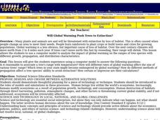 Will Global Warming Push Trees to Extinction? Lesson Plan Will Global Warming Push Trees to Extinction? Lesson Plan