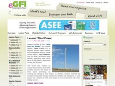 Wind Power Lesson Plan Wind Power Lesson Plan