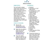 Wind Tunnels Lesson Plan Wind Tunnels Lesson Plan