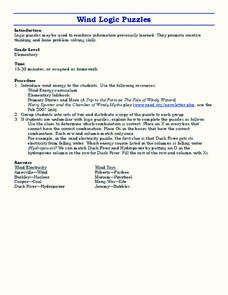 Wind Logic Puzzles Lesson Plan Wind Logic Puzzles Lesson Plan
