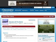 Wonders Of The World Lesson Plan Wonders Of The World Lesson Plan
