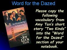 Word for the Dazed PPT Word for the Dazed PPT