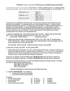 Acid/Base Equilibrium Problems Worksheet Acid/Base Equilibrium Problems Worksheet