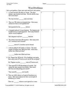Word Problems Worksheet Word Problems Worksheet