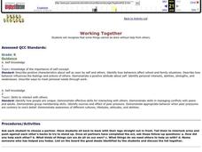 Working Together Lesson Plan Working Together Lesson Plan