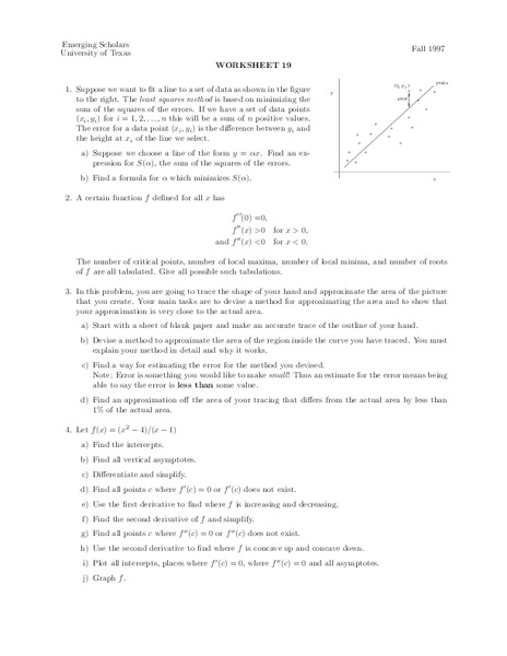 Worksheet 19 Worksheet Worksheet 19 Worksheet